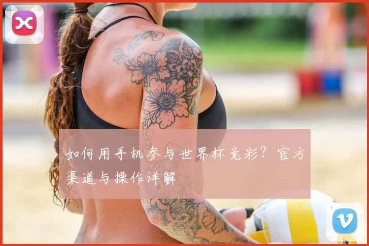 如何用手机参与世界杯竞彩?官方渠道与操作详解