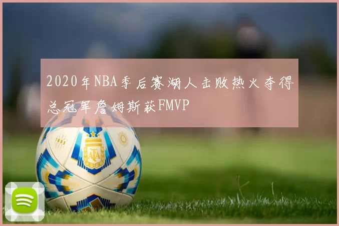 2020年NBA季后赛湖人击败热火夺得总冠军詹姆斯获FMVP